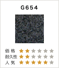 G654 価格2 耐久性2 人気5